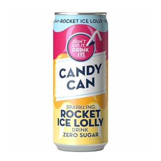 Candy Can - Sparkling Rocket Ice Lollie with Zero Sugar