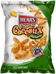Herr's Crunchy Cheestix Jalapeno 200g (USA)