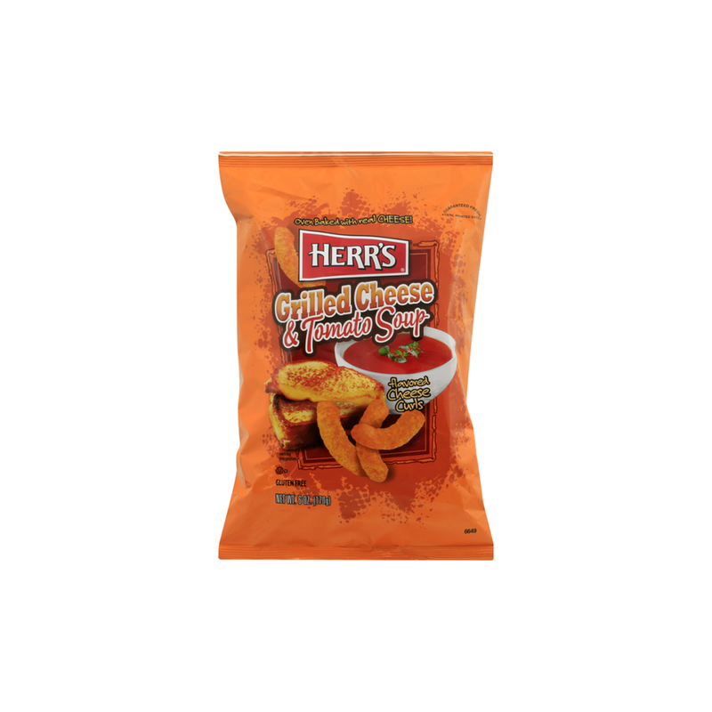 Herr's Grilled Cheese & Tomato Soup Potato Chips 170g (USA)