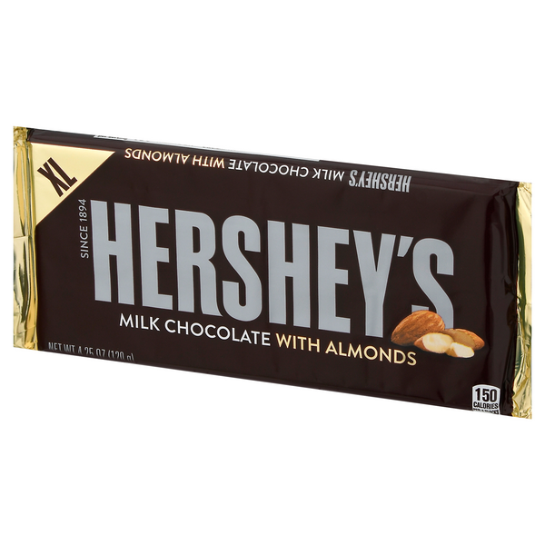 Hersheys Milk Chocolate with Almonds XL 120g (USA)