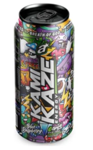 Kamikaze Energy Blue Raspberry 500ml