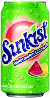 US SUNKIST WATERMELON 355ML
