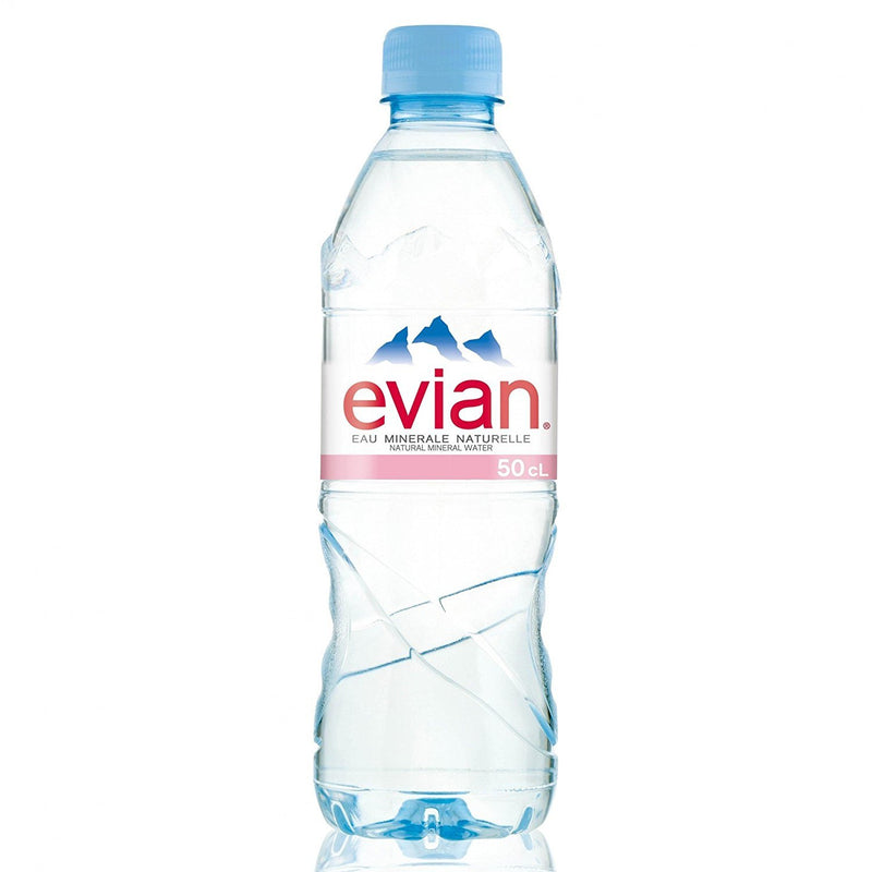 New- Evian mineral water