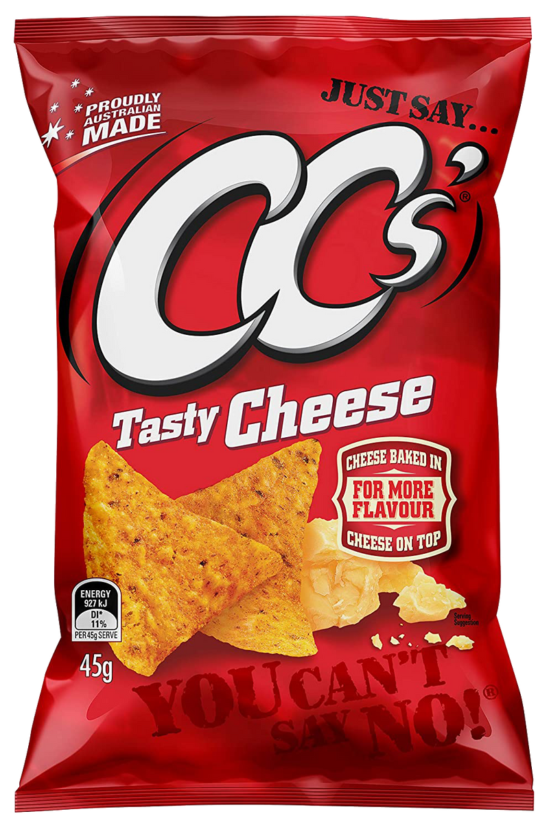 CC's Corn Chips Tasty Cheese 45g