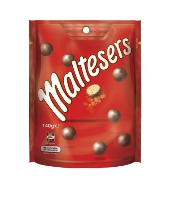 Maltesers Milk Chocolate Medium Bag 140g