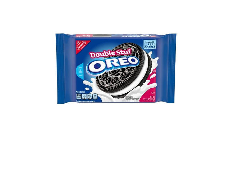 Oreo Double Stuf Chocolate Sandwich Cookies Family Size